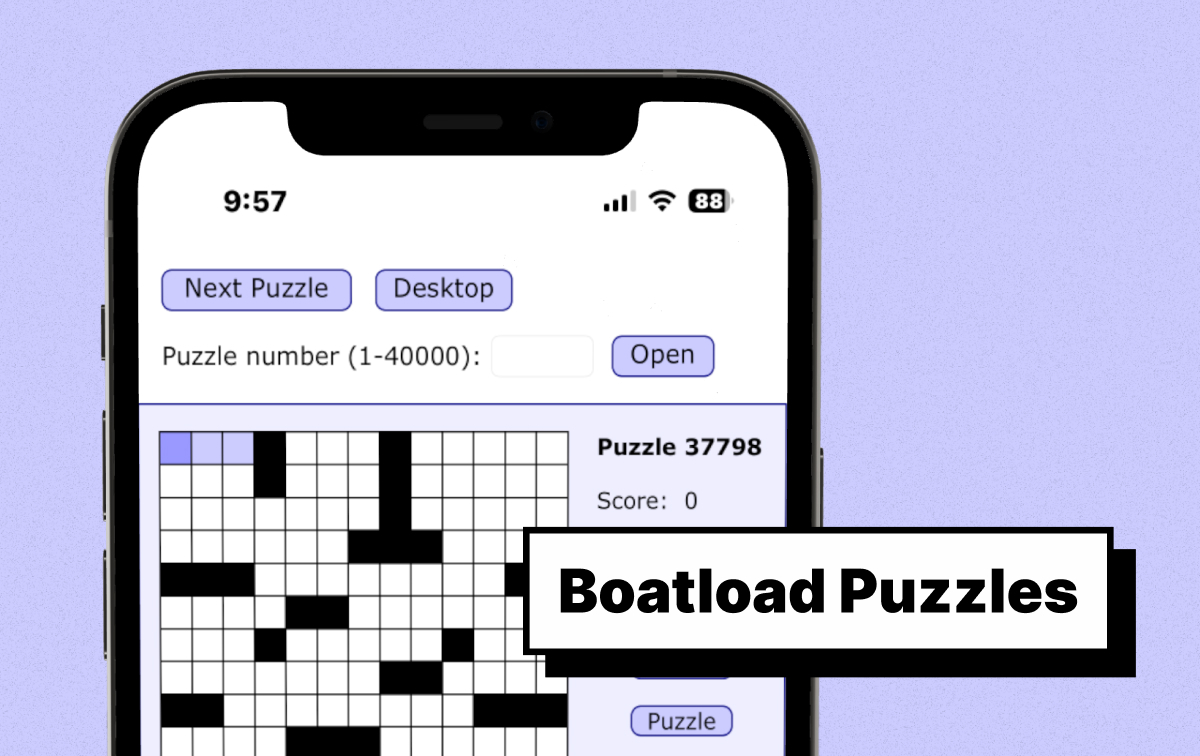 Boatload Puzzles