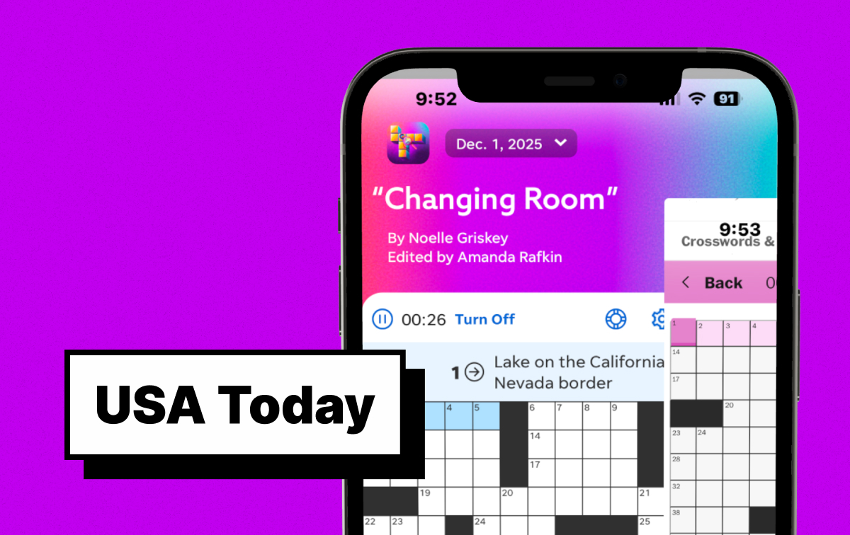 USA Today Crossword Puzzle