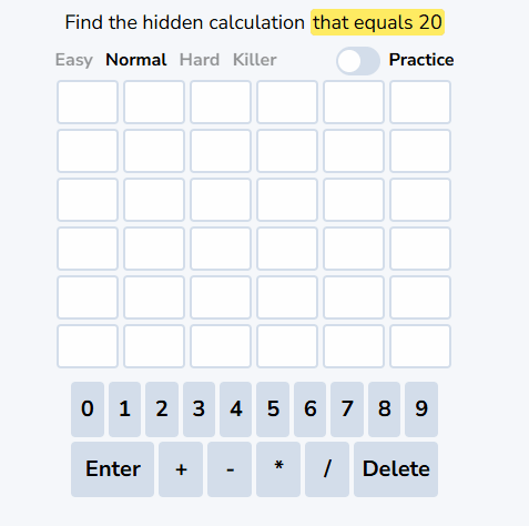 Mathler page