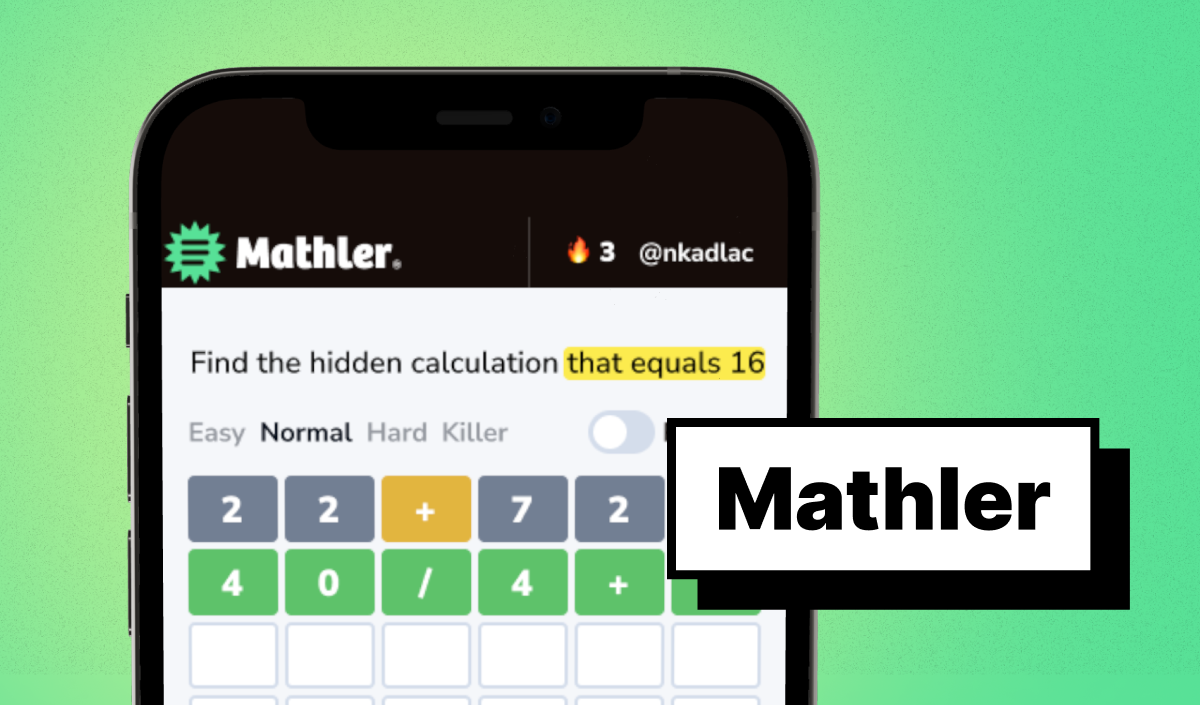 Mathler is a math puzzle daily game