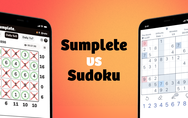 Sumplete vs Sudoku featured
