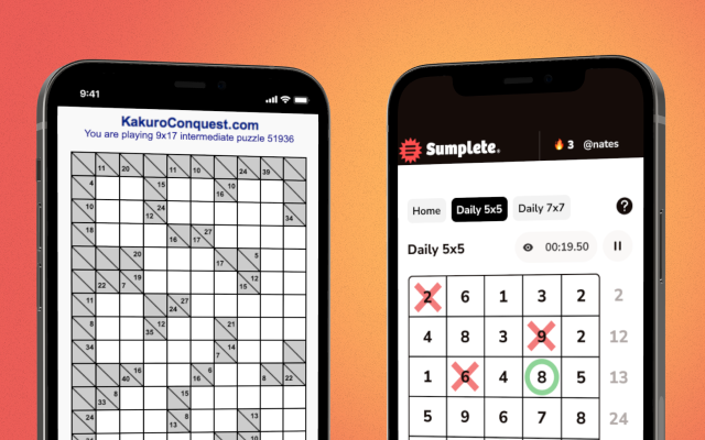 Kakuro sumplete featured