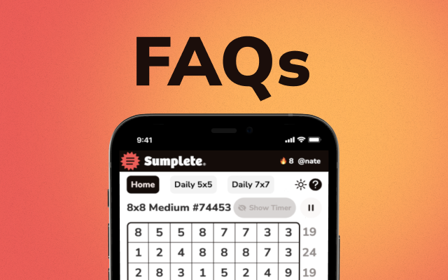 Sumplete faqs featured