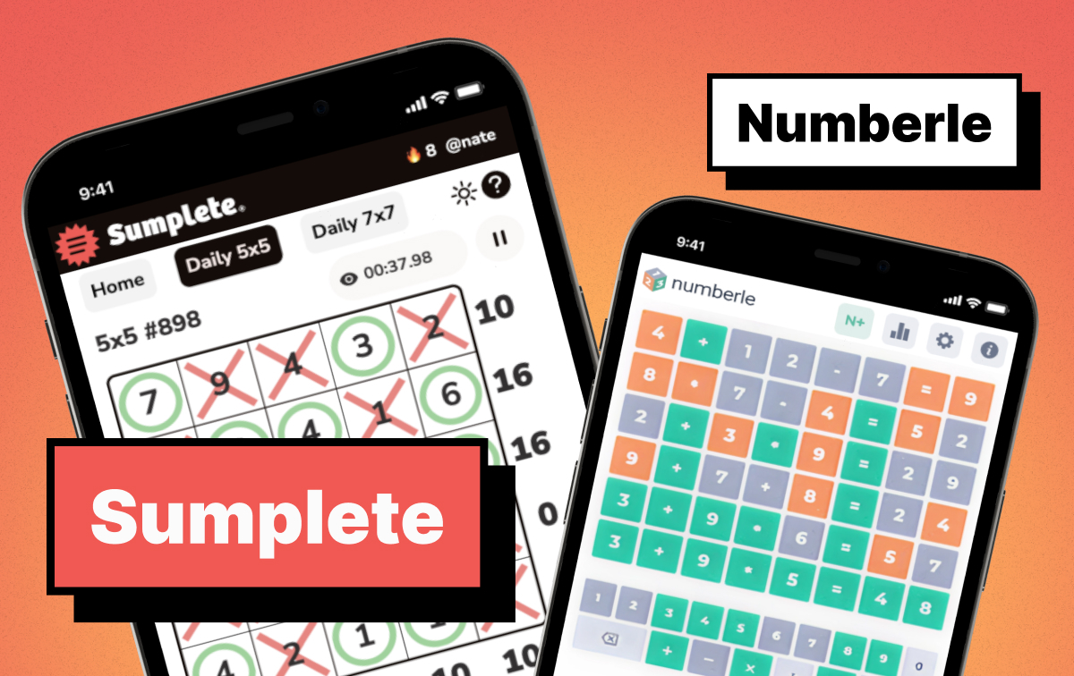 Which should you play? Sumplete or Numberle